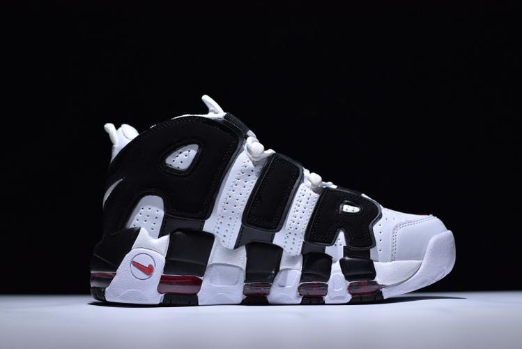 icm62608 兄弟体育 nike air more uptempo 皮蓬大air 黑白熊猫