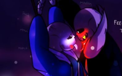 speedpaint - sans x rise fell (refusetale) (sanscest warning!