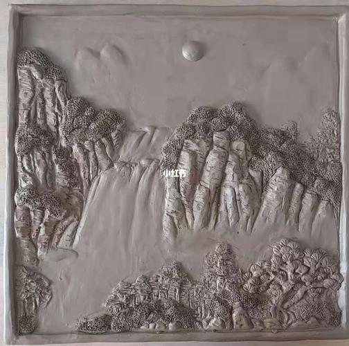 复订龙凤呈祥浮雕_浮雕_壁画_普金园攻略_手工制作_手绘_我的手工日常