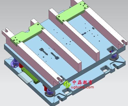 五金折弯连续模具图纸下载