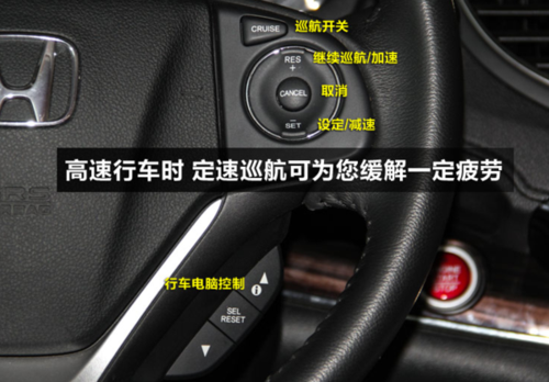 本田crv定速巡航按键图解,本田crv定速巡航使用说明