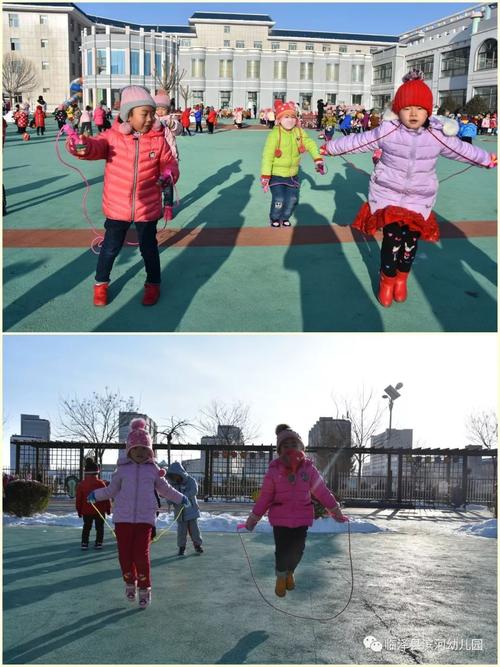 宝宝冬天不怕冷 坚持锻炼身体棒