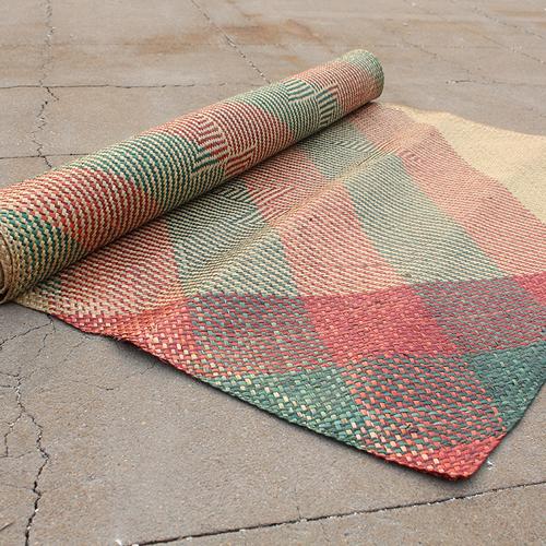 新品夏凉席子 装饰花草席 夏季 海草席手工编制草席工艺品