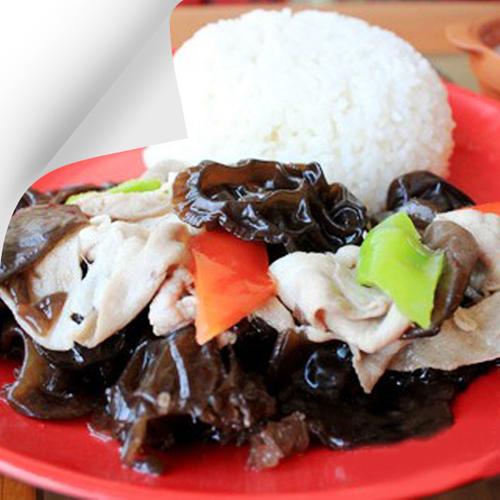 供应 木耳炒肉盖浇饭