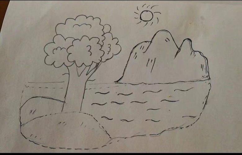 有点粗糙的简笔画