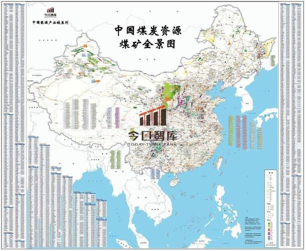 余座煤矿的分布情况,是以中国地图为基础,行政区细化至县 ;交通公路