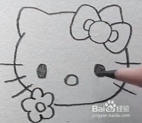 小猫的简笔画