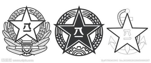 军徽简笔画