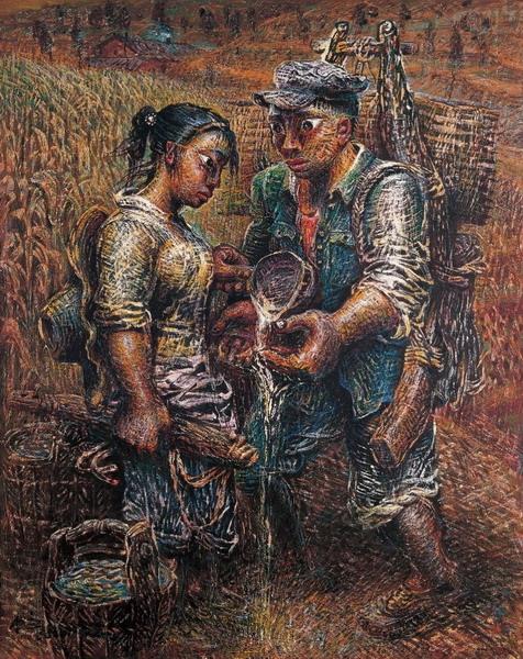 天天艺术欣赏——罗中立作品赏析