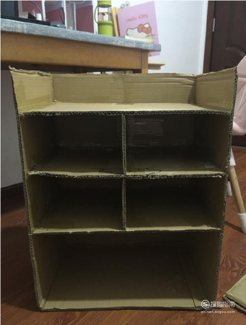 鞋盒纸盒diy手工制作鞋柜方法-用鞋盒做鞋架