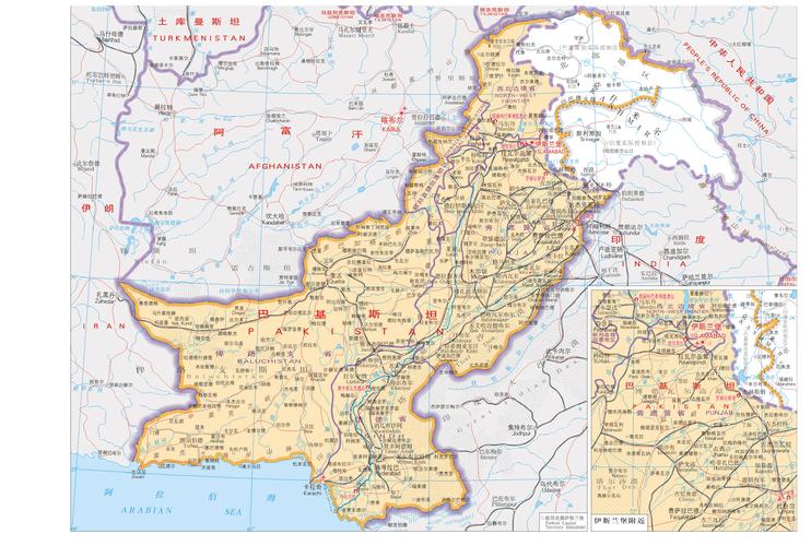 地图看世界巴基斯坦从帕米尔到印度洋的好伙伴