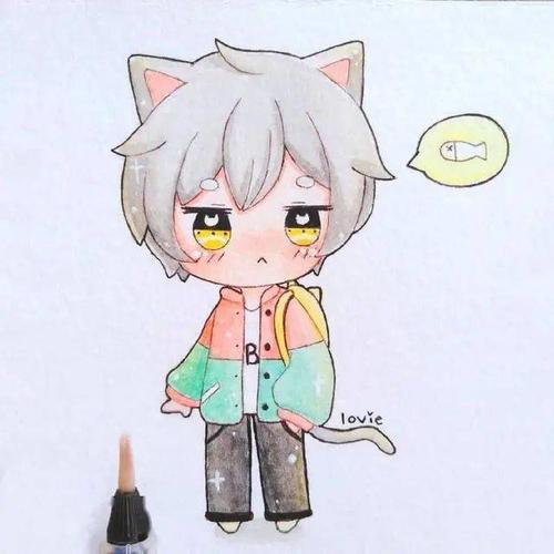 【马克笔手绘】马克笔手绘q版人物:动漫q版太萌了