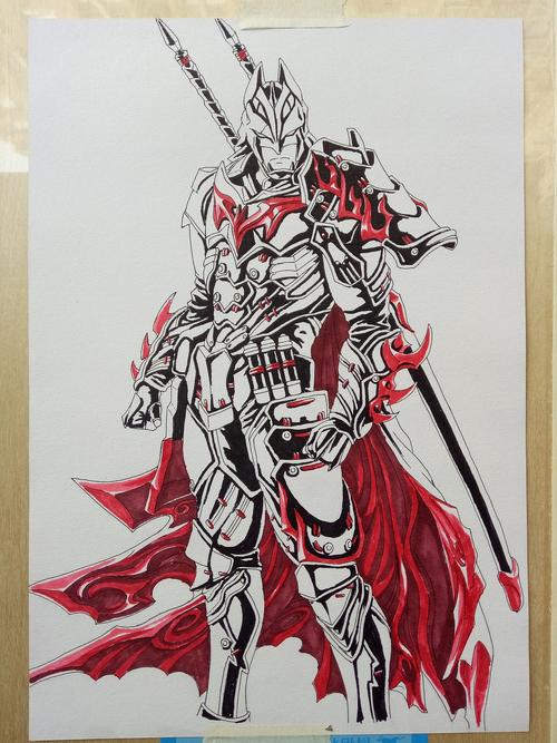 马克笔买不起玩具系列之——pa改武士道蝙蝠侠