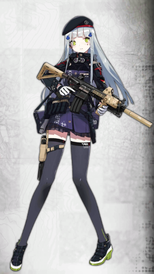 少女前线枪娘现实原型介绍第三期62年后的荣誉重新回来hk416