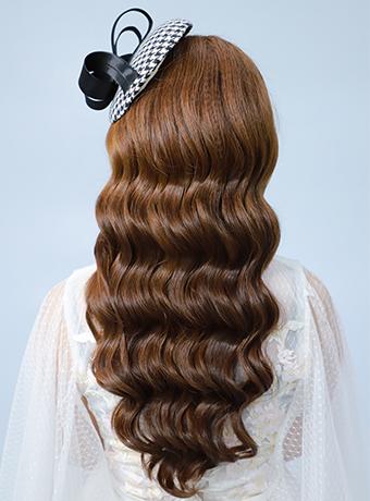 海口红妆学校复古水波纹发型