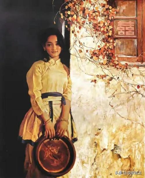 绘画大师潘鸿海的女人油画,体态丰腴,既有古典韵味又有现实风情