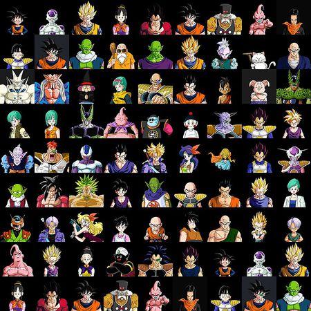 一张全体七龙珠人物照片{动画片}