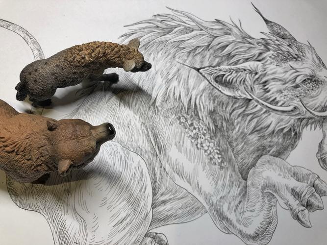 猪猪神兽——当康_半毫米__插画师作品_涂鸦王国gracg