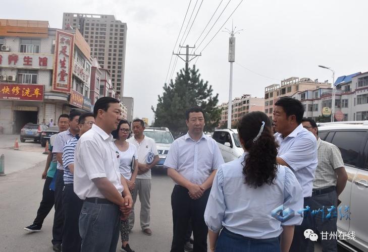 秦伟,邢学伟督查全区全域无垃圾工作并现场办公