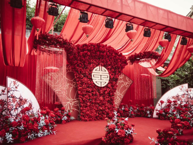 婚礼布置现场图片