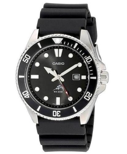 这款卡西欧剑鱼的男士潜水手表,表盘直径为40mm,厚度为12mm,极其适合