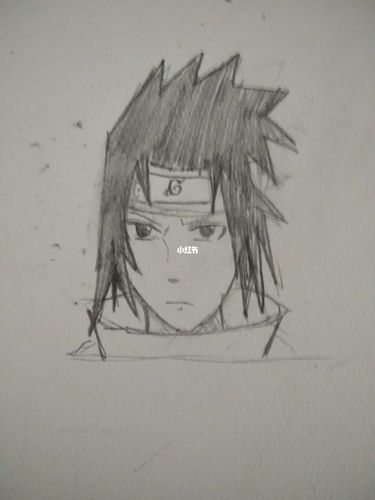 佐助铅笔画教程_教程_铅笔画_文化_绘画