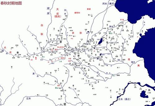 春秋时期地图