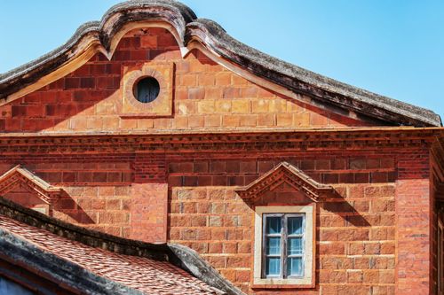 闽南红砖古厝摄影