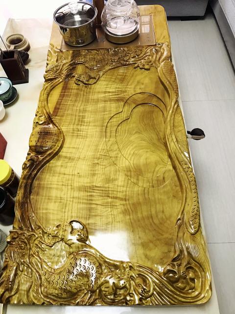 名贵金丝楠木茶盘