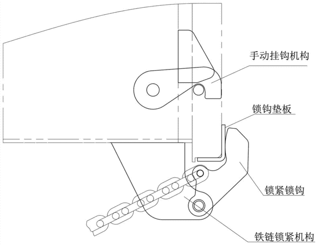 一种新型自卸车后门锁紧机构的制作方法