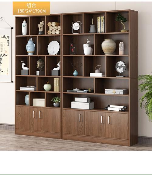 健威同款摆放古董的博古架中式多宝阁隔断置物架客厅榆木摆件展示柜