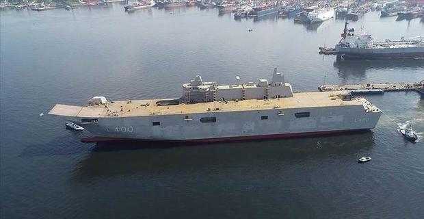 原创土耳其造的两栖攻击舰说是轻型航母只要拿到f35b就不算喊错