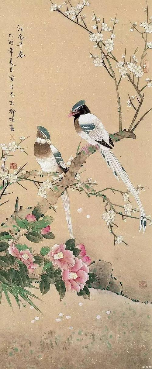 当代工笔花鸟画大师喻继高