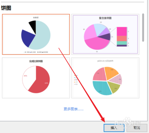 ppt中如何插入饼图?