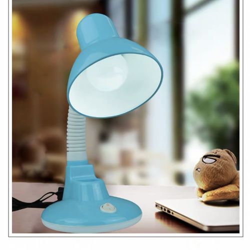 经典圆形led护眼小台灯保视力学生卡通卧室阅读插电e27螺口床头灯