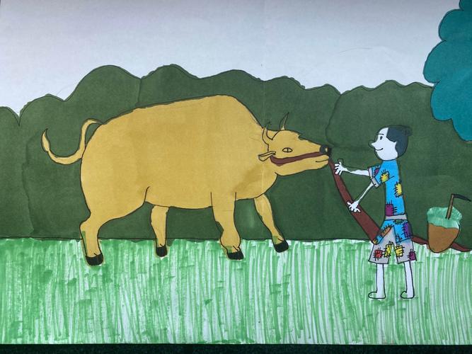 故事讲述了牛郎从小遭哥嫂虐待,与老牛相依为命,在老牛的帮助下,与