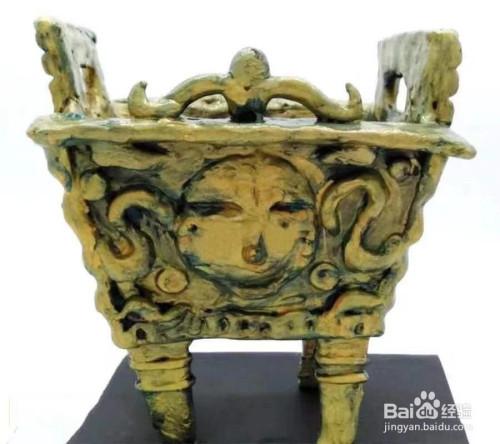 用超轻粘土制作仿青铜器