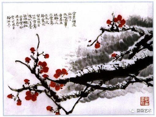 1,雪梅画法十一,梅花的几种画法水仙花白色,单瓣六出(也有复瓣).