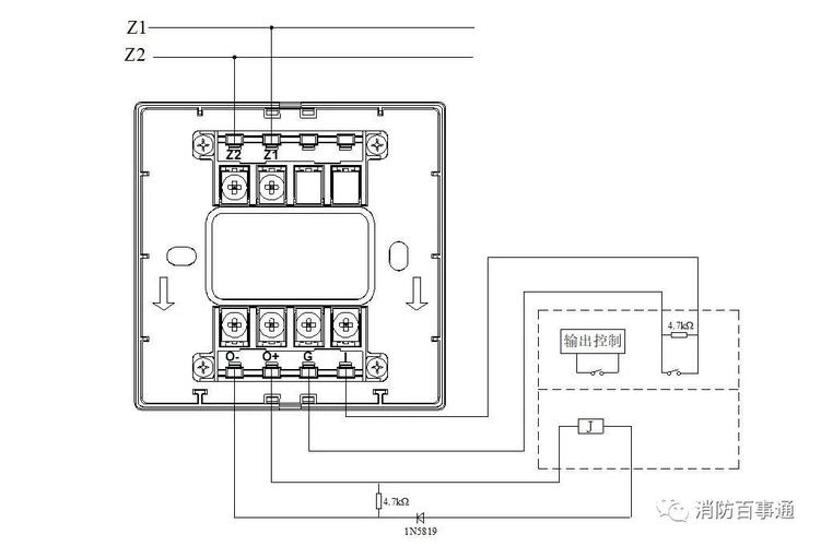 消防信号二总线有没电压干货海湾消防模块接线图2020版