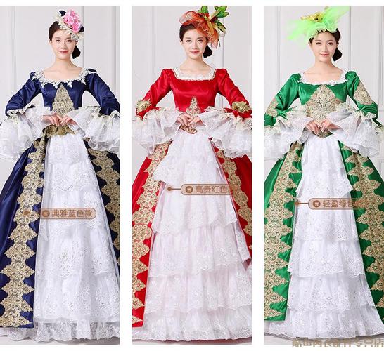 欧式宫廷礼服演出服女古典装新款公主裙模特舞台装摄影主题成人派对