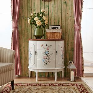 欧式玄关柜子靠墙客厅