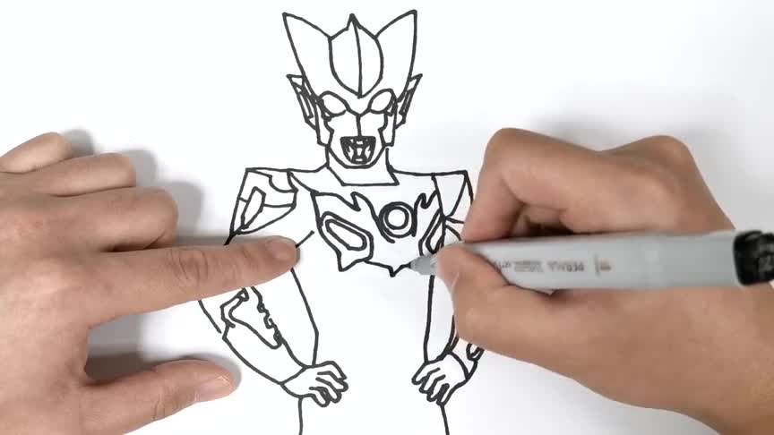 超新生代奥特战士,奥特曼手绘大全