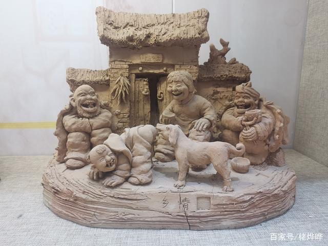 非遗民间艺术作品一泥塑