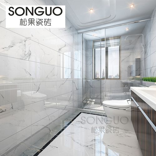 600 300 大理石瓷砖爵士白全抛釉现代简约卫生间厨房墙砖地砖