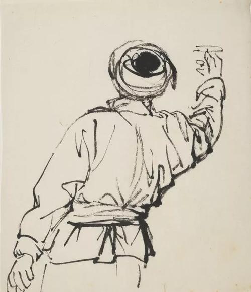 《民族大团结》画稿 1951年-1953年 28×24cm 中央美术学院美术馆藏