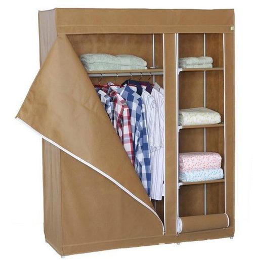 经济型简易布衣柜组装图欣赏—土拨鼠装饰设计门户