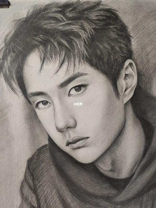 素描王一博_王一博_素描_脱口秀_沙发_开学_手机_脱口秀大会_兴趣爱好