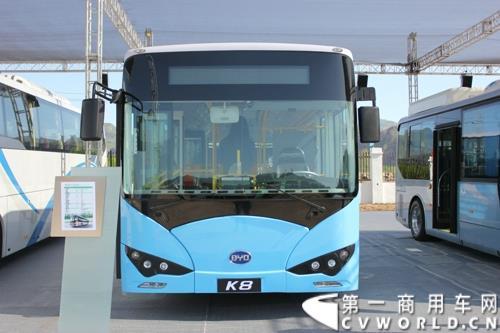比亚迪携全系纯电动公交车,客车,物流车,出租车,以及乘用车等全领域新