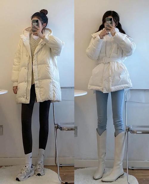 这个冬季,更流行穿"白色羽绒服",下面搭配这几种裤子