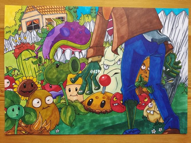 植物大战僵尸手绘(附原图)_手绘_马克笔_多乐绘怎么样